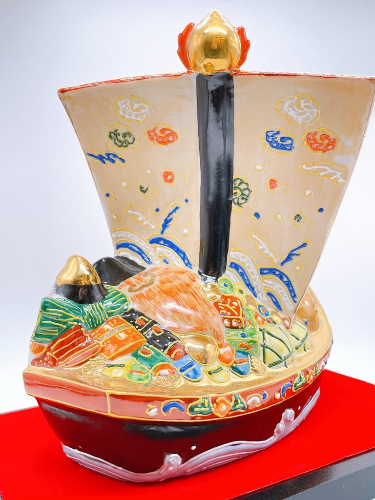日本九谷燒七福神宝船