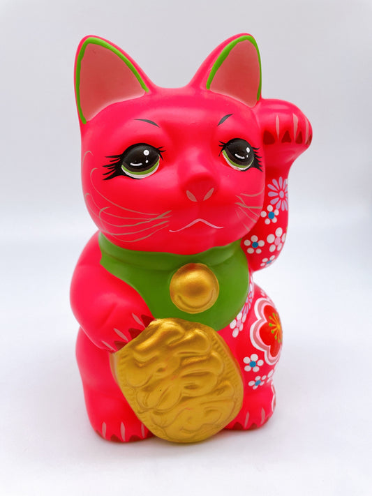 日本七彩福小判招財貓 艷