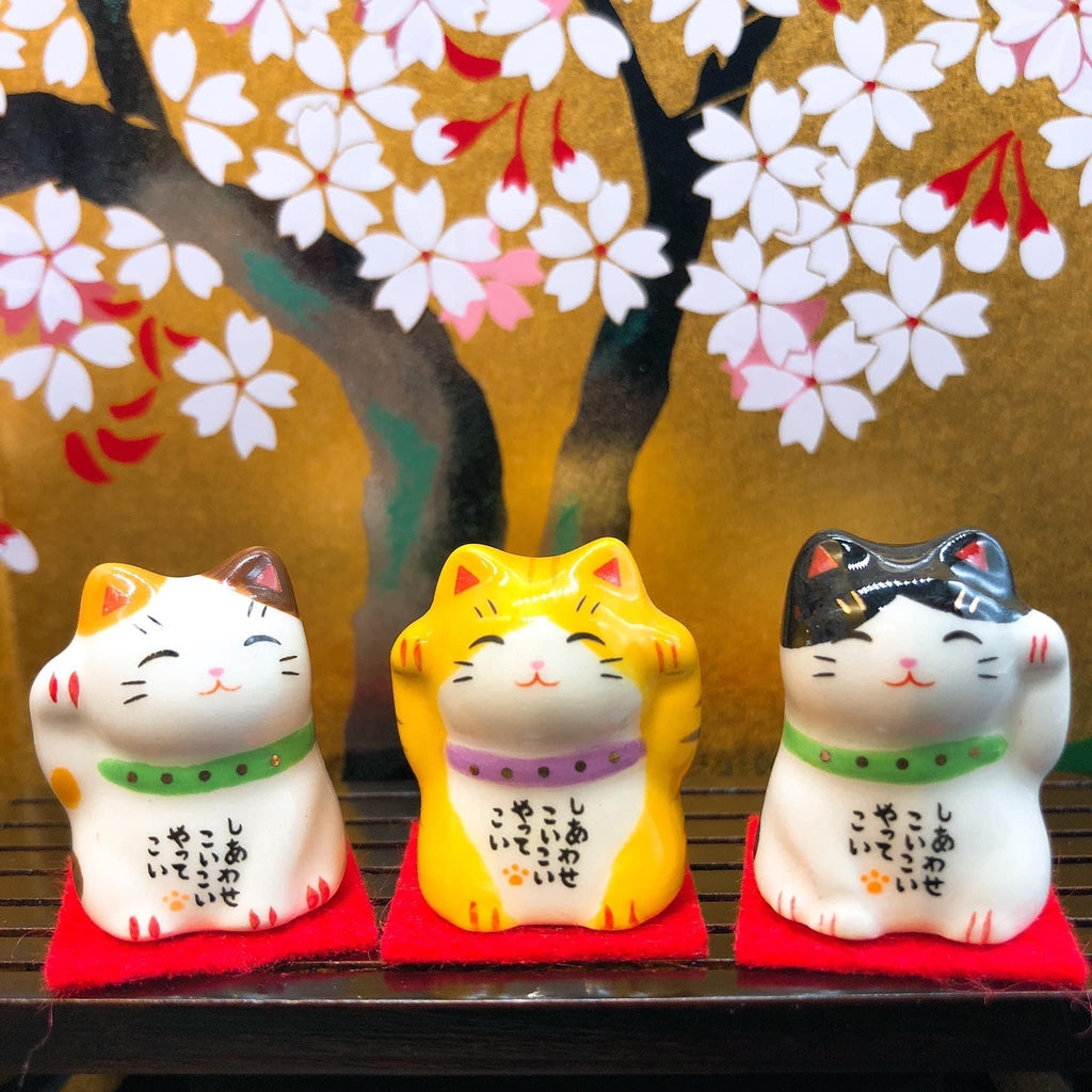 日本六福臨門招財貓