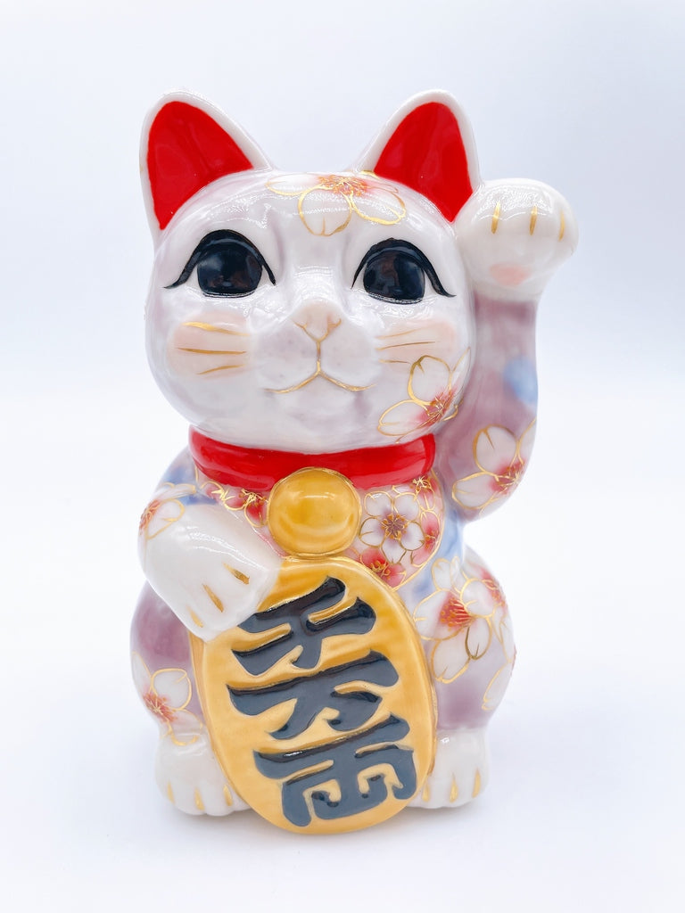 日本清水燒招財貓 櫻