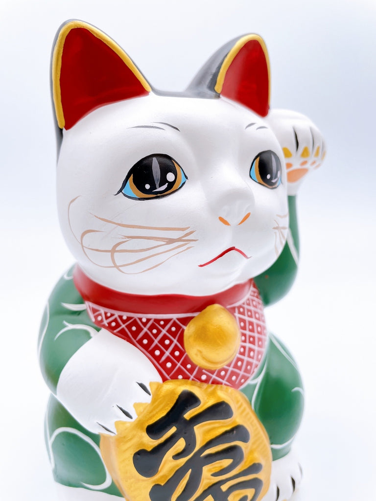 日本古唐草招財貓 吉祥