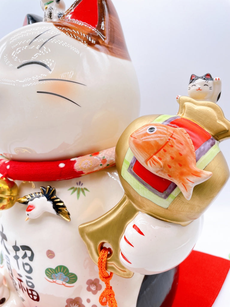 日本彩繪招福大開運招財貓11.5號