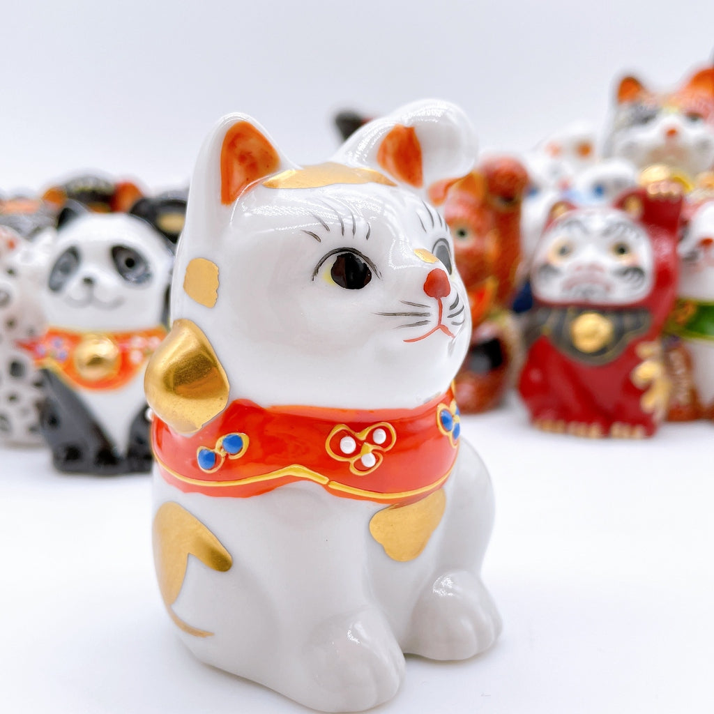 日本九谷烧招财猫金盛2号