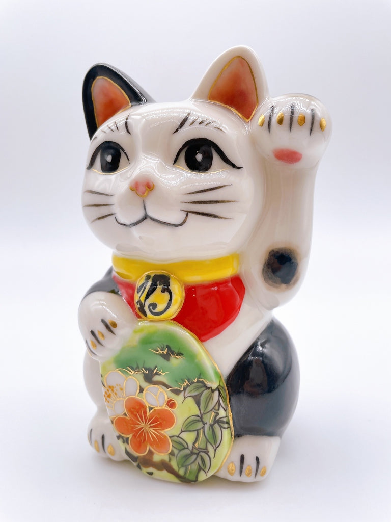 日本清水燒招財貓  松竹梅
