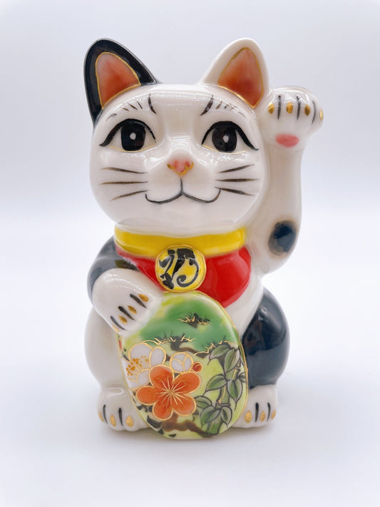 日本清水燒招財貓  松竹梅