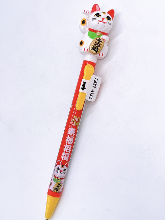 日本來福招福招財貓原子筆
