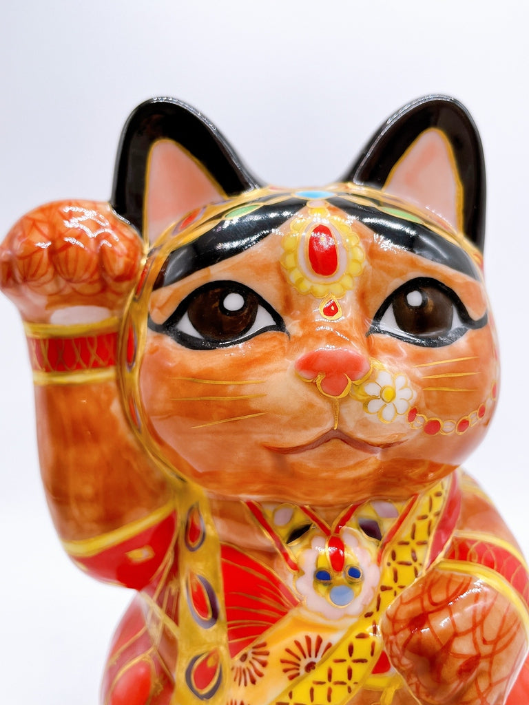 日本清水烧招财猫民族