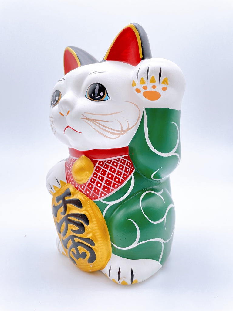 日本古唐草招財貓 吉祥