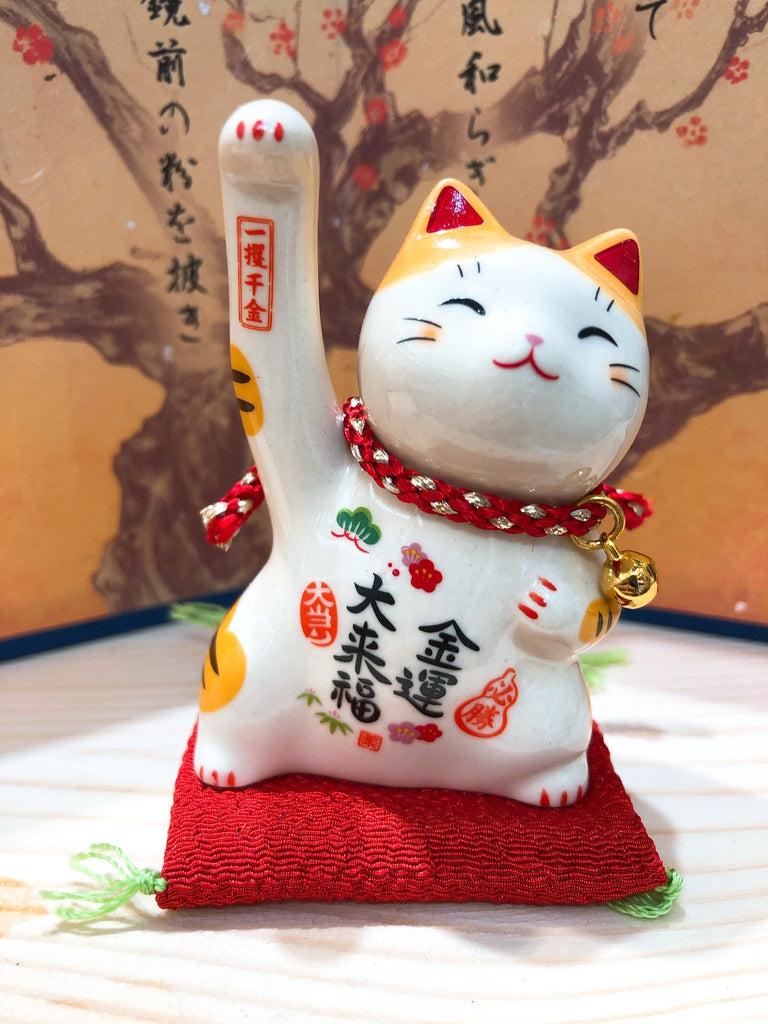 日本彩繪萬福金運來福招財貓 小號