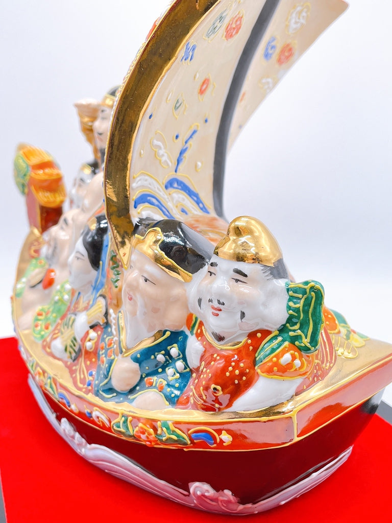 日本九谷燒七福神宝船