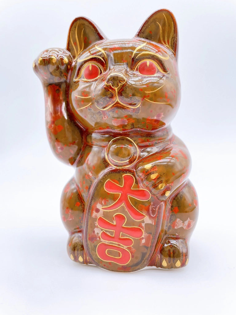 日本清水烧招财猫古色大吉