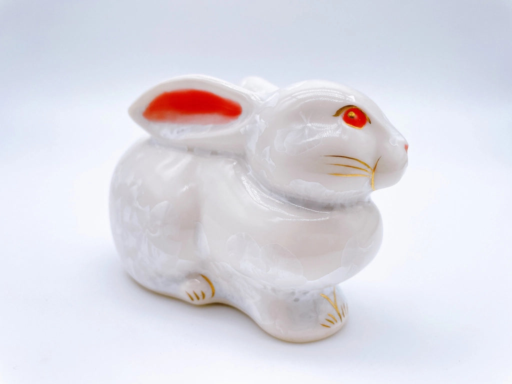 日本清水燒花結晶 兔年 卯