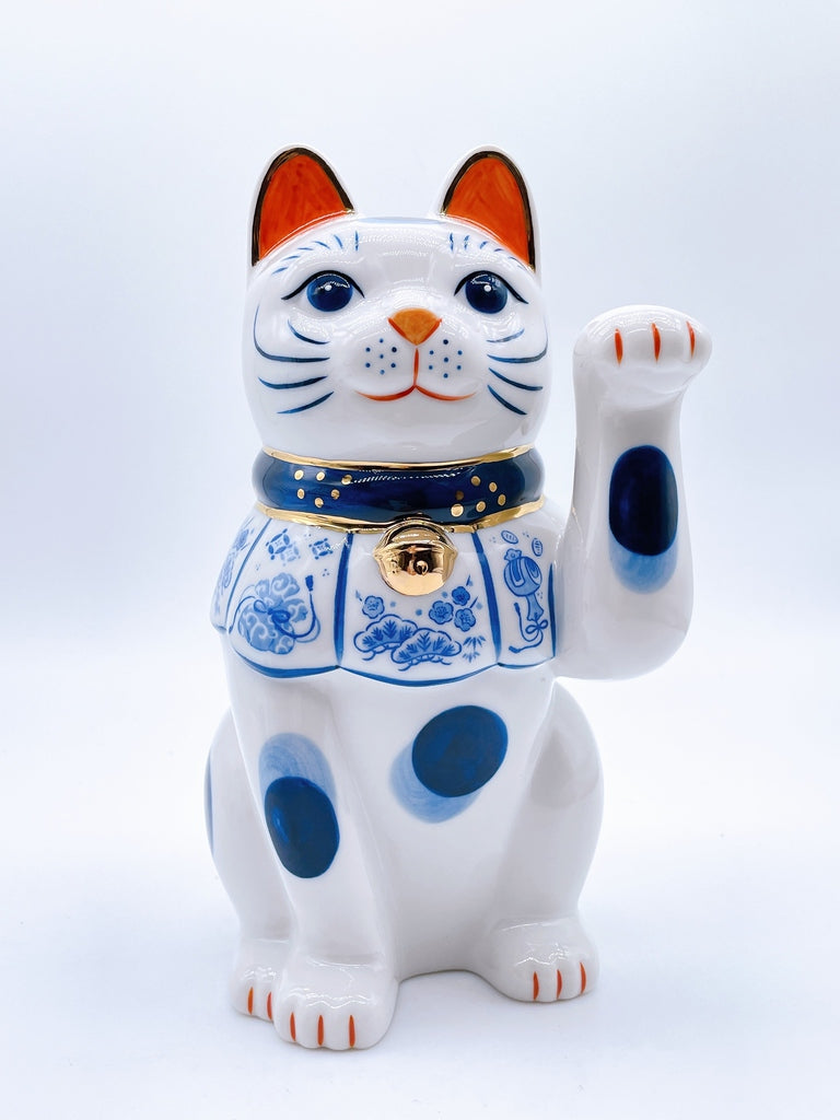 日本染锦福尽招财猫7号
