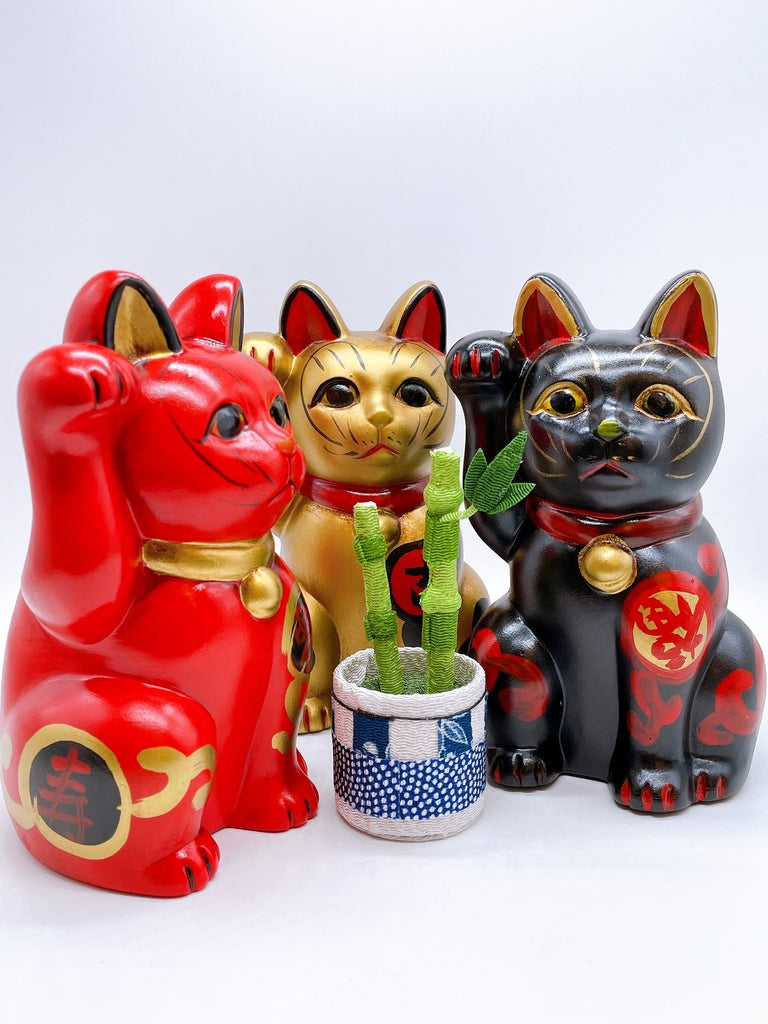 日本瀬戸古色吉祥招财猫