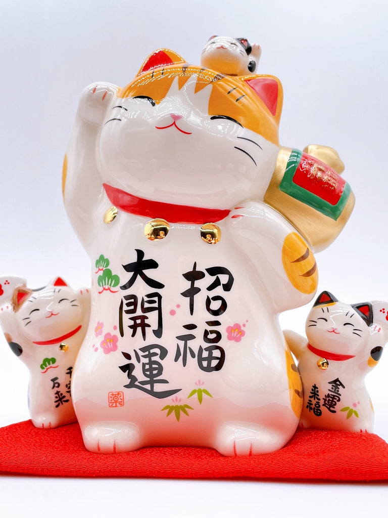 日本彩繪招福大開運招財貓