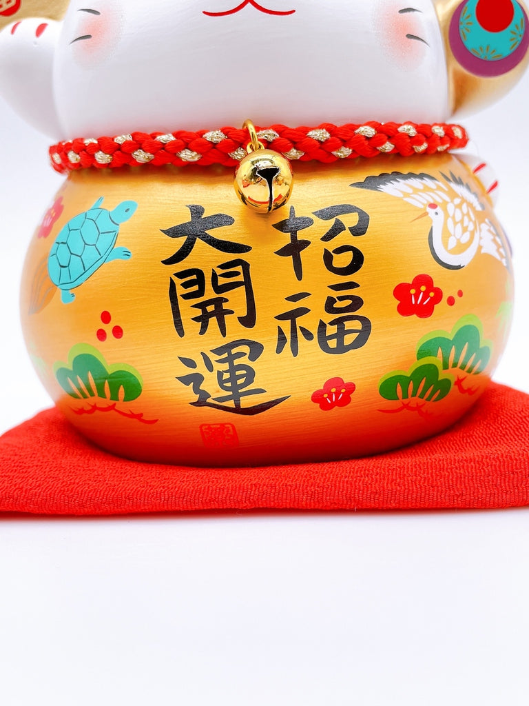 日本耀彩招福大開運達摩必勝招財貓 特大