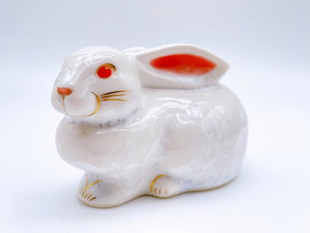 日本清水燒花結晶 兔年 卯