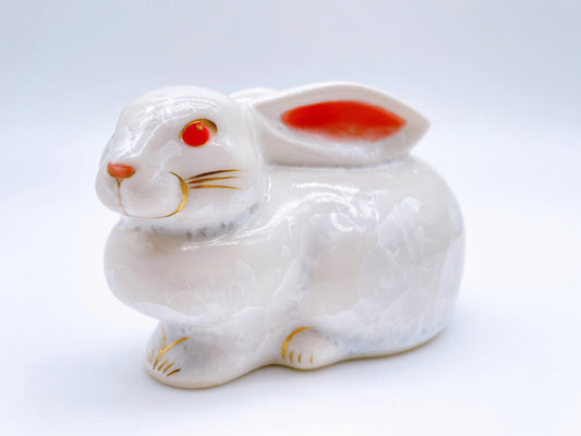 日本清水燒花結晶 兔年 卯