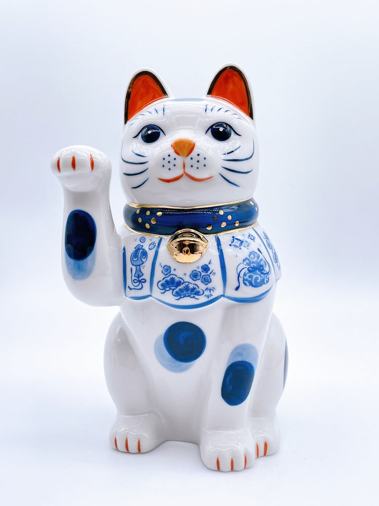 日本染锦福尽招财猫7号