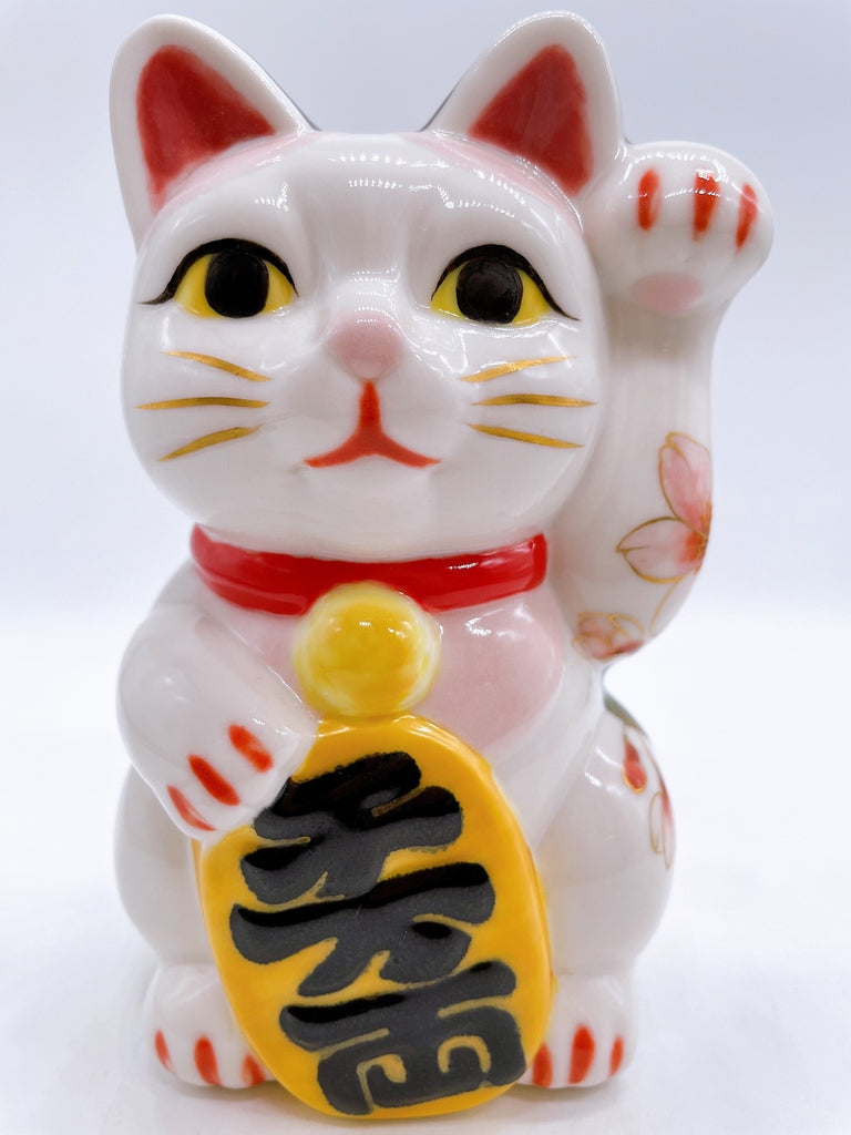 日本清水烧招财猫云锦