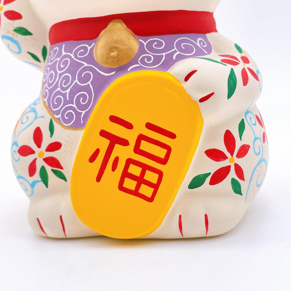 日本谷中堂招財貓 七彩福