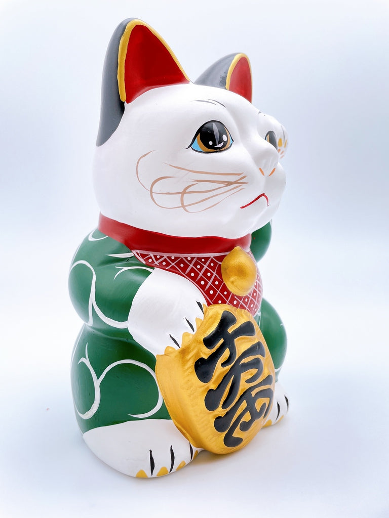 日本古唐草招財貓 吉祥