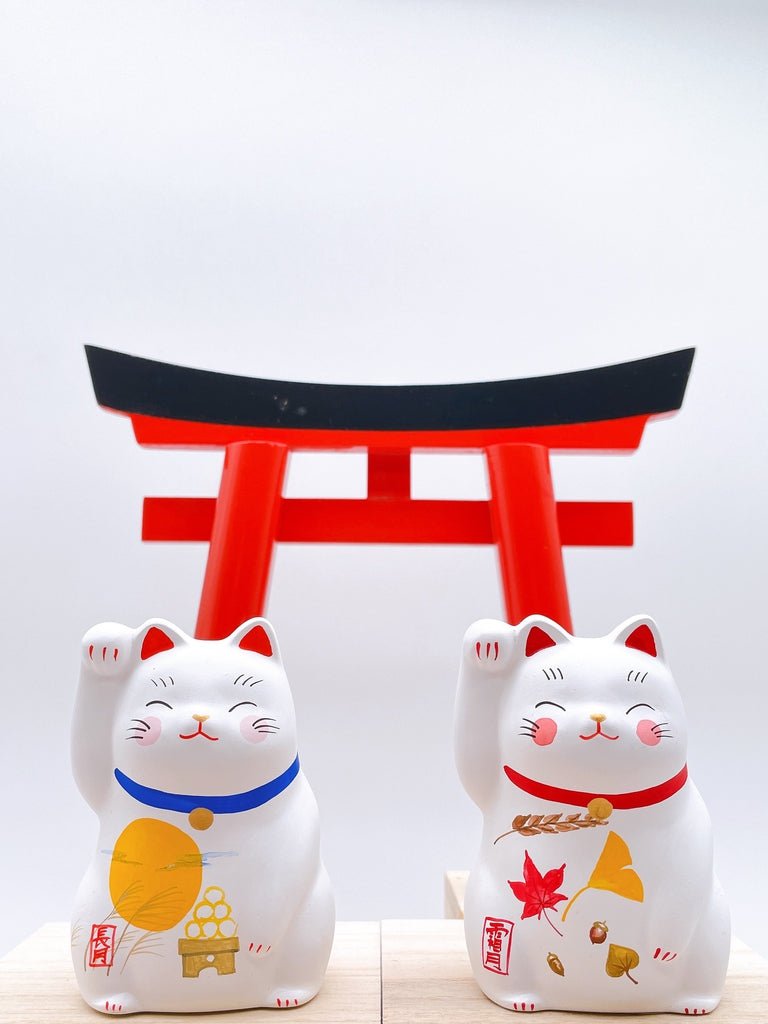 日本谷中堂招財貓 歲時記1至12月