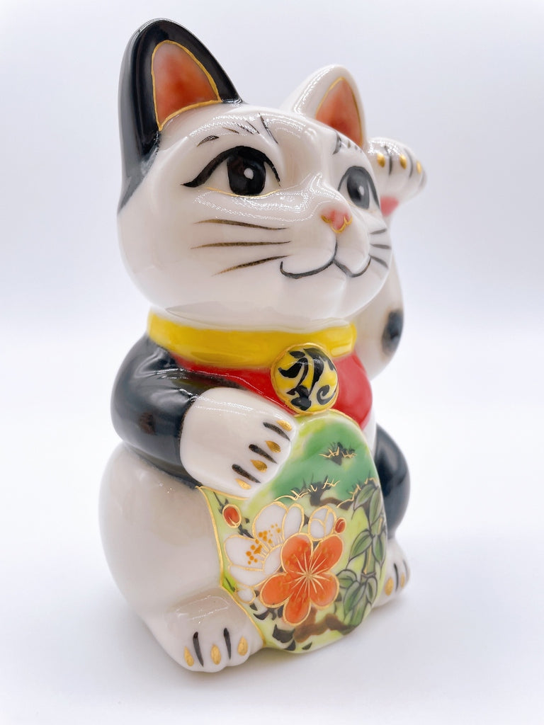 日本清水燒招財貓  松竹梅