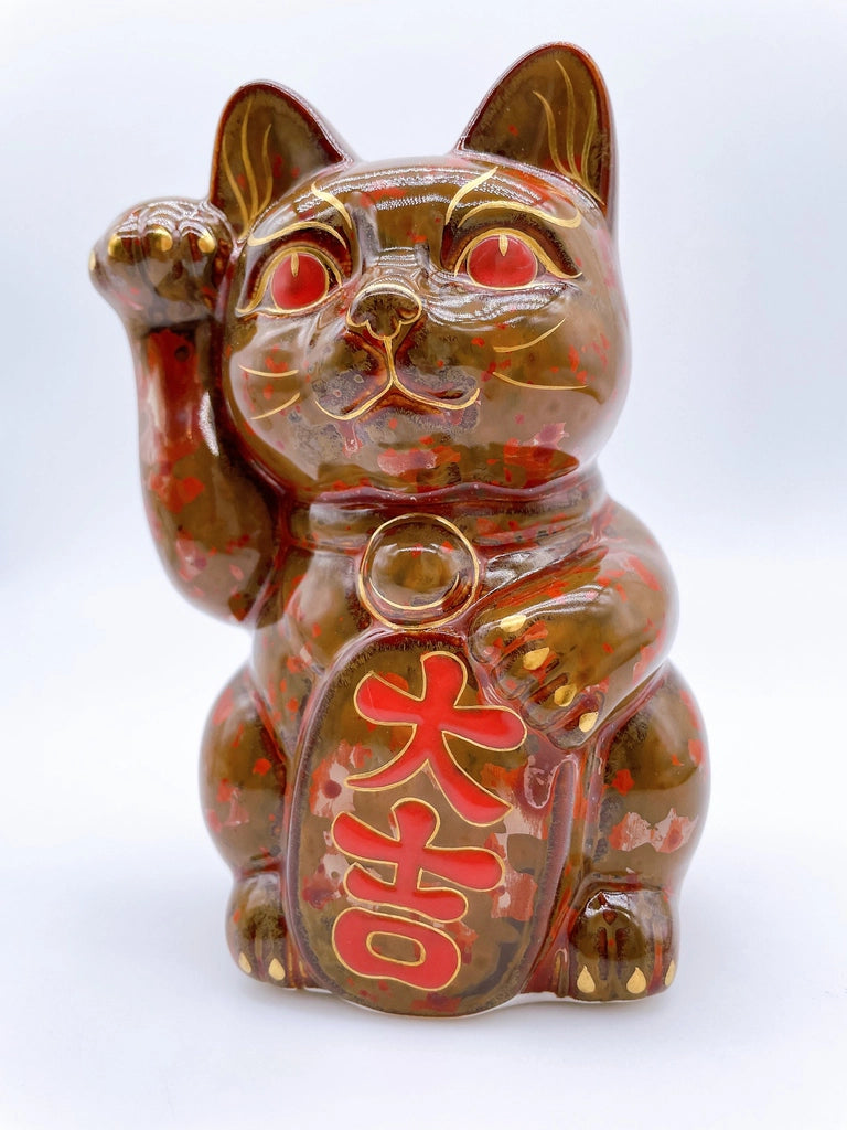 日本清水烧招财猫古色大吉